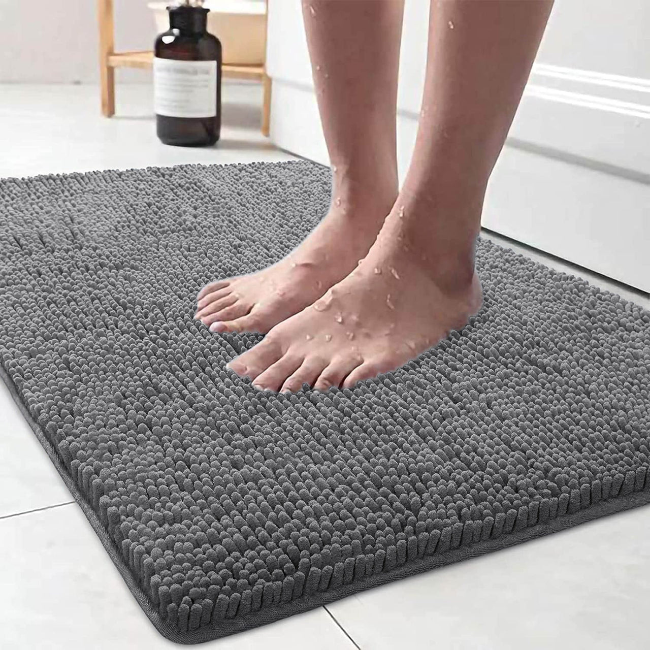 Thick Chenille Bathroom Anti - Slip Bath Mat - Casatrail.com