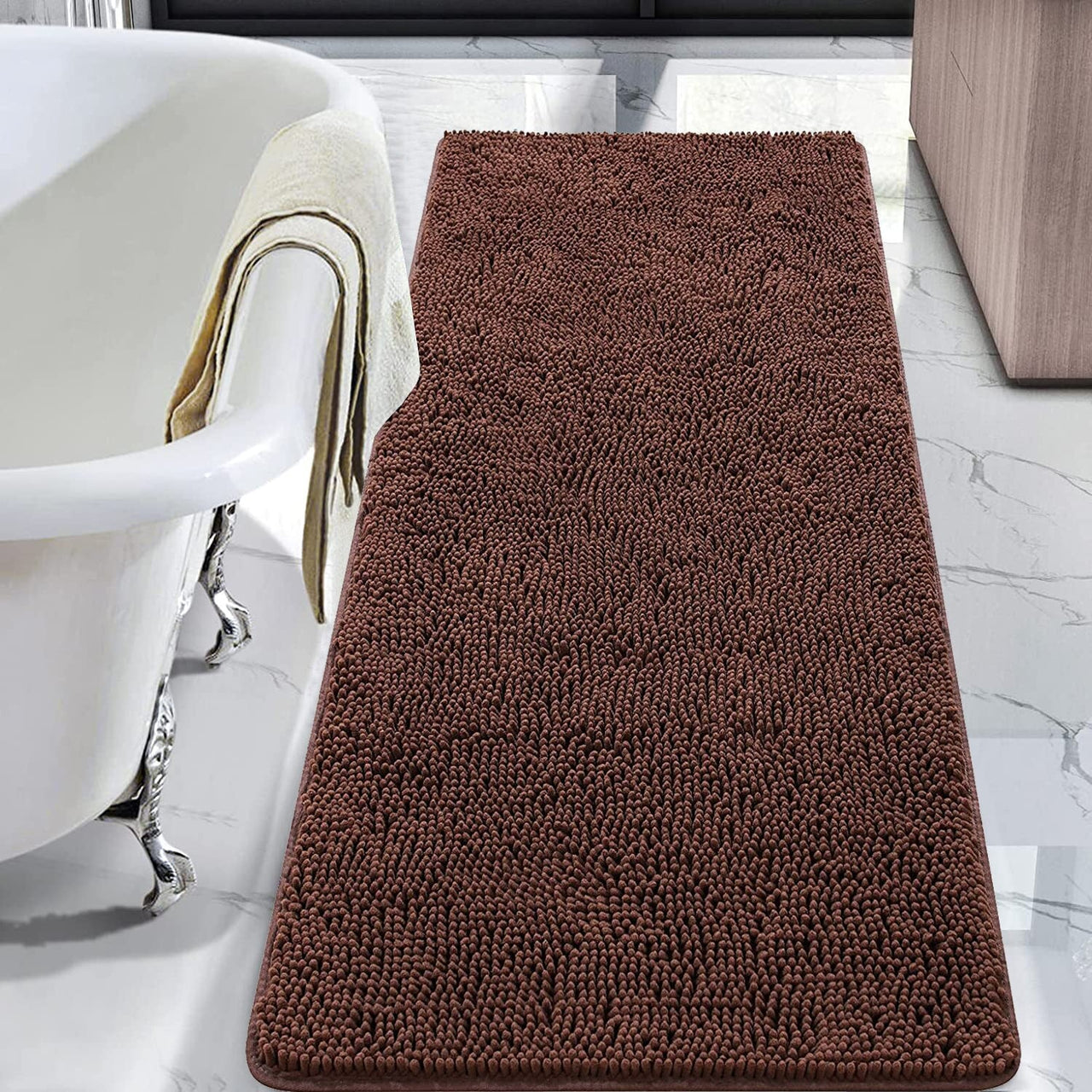 Thick Chenille Bathroom Anti - Slip Bath Mat - Casatrail.com