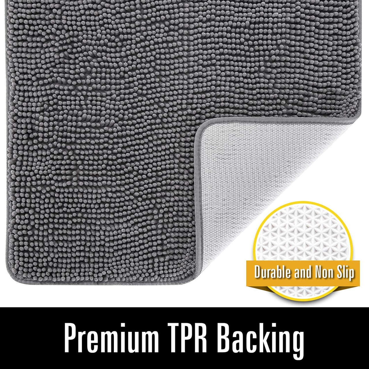 Thick Chenille Bathroom Anti - Slip Bath Mat - Casatrail.com