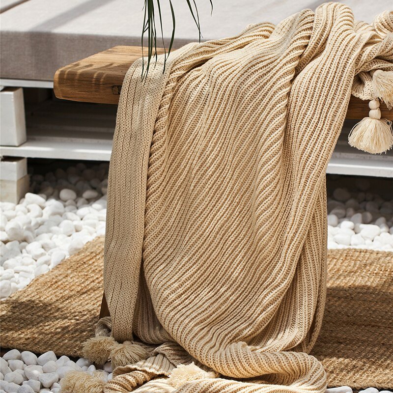 Thick Chunky Knit Blanket - Casatrail.com