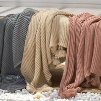 Thumbnail for Thick Chunky Knit Blanket - Casatrail.com