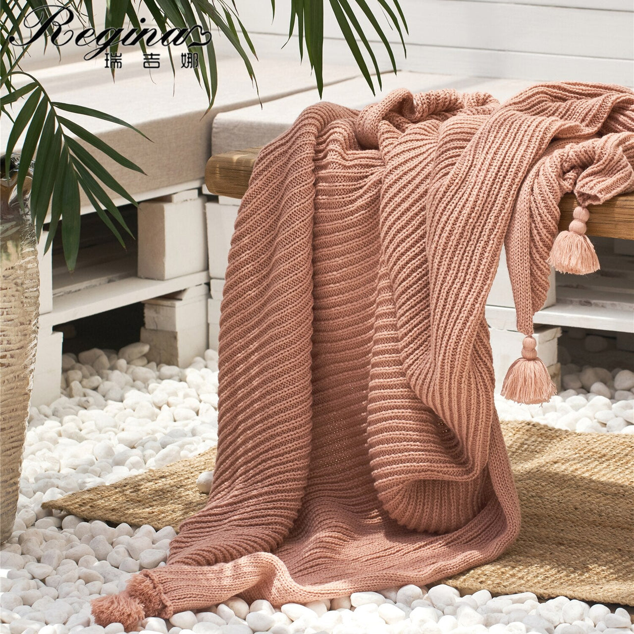 Thick Chunky Knit Blanket - Casatrail.com