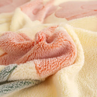 Thumbnail for Thick Fleece Flannel Duvet Cover for Winter Bedding Set - Casatrail.com