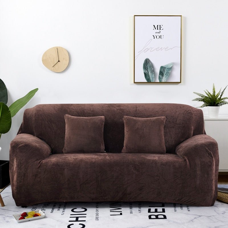 Thick Plush Fabric Sofa Cover Set - Casatrail.com