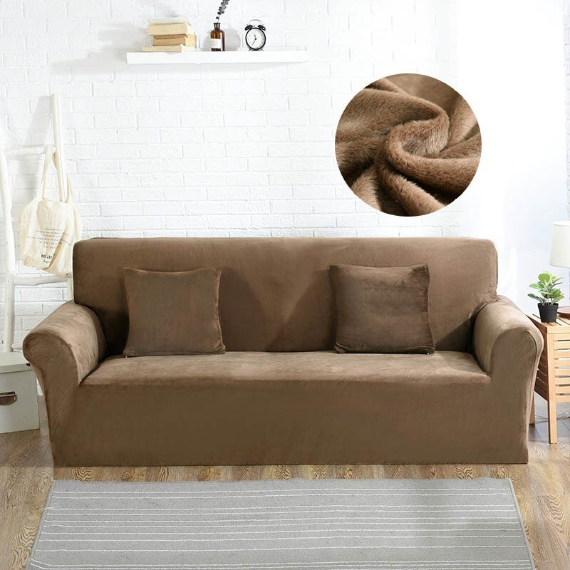 Thick Plush Fabric Sofa Cover Set - Casatrail.com