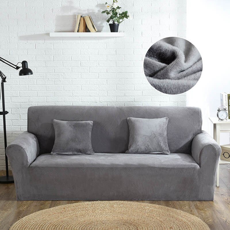 Thick Plush Fabric Sofa Cover Set - Casatrail.com