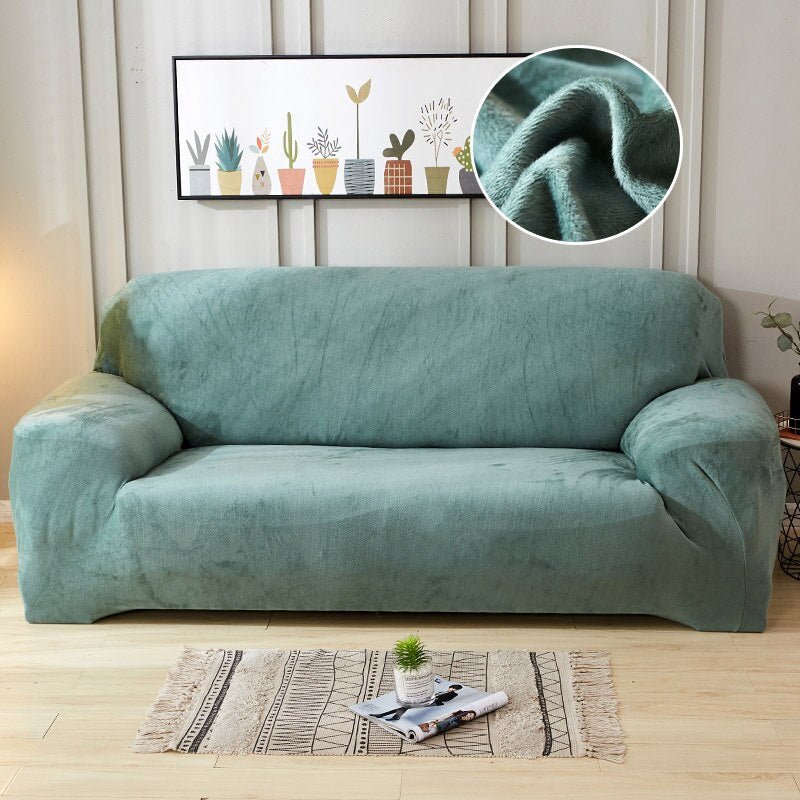 Thick Plush Fabric Sofa Cover Set - Casatrail.com