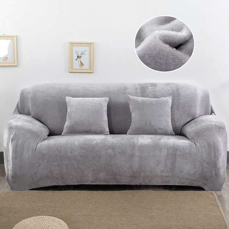 Thick Plush Fabric Sofa Cover Set - Casatrail.com