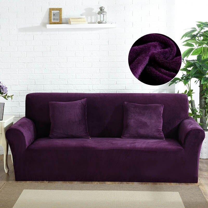 Thick Plush Fabric Sofa Cover Set - Casatrail.com