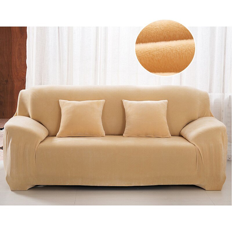 Thick Plush Fabric Sofa Cover Set - Casatrail.com