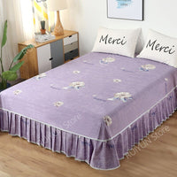 Thumbnail for Thicken Bed Skirt with Lace Decor - Casatrail.com