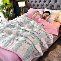 Thumbnail for Thin Quilted Blanket for Summer Bedding - Casatrail.com