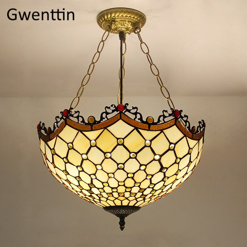 Tiffany Stained Glass Pendant Light - Casatrail.com