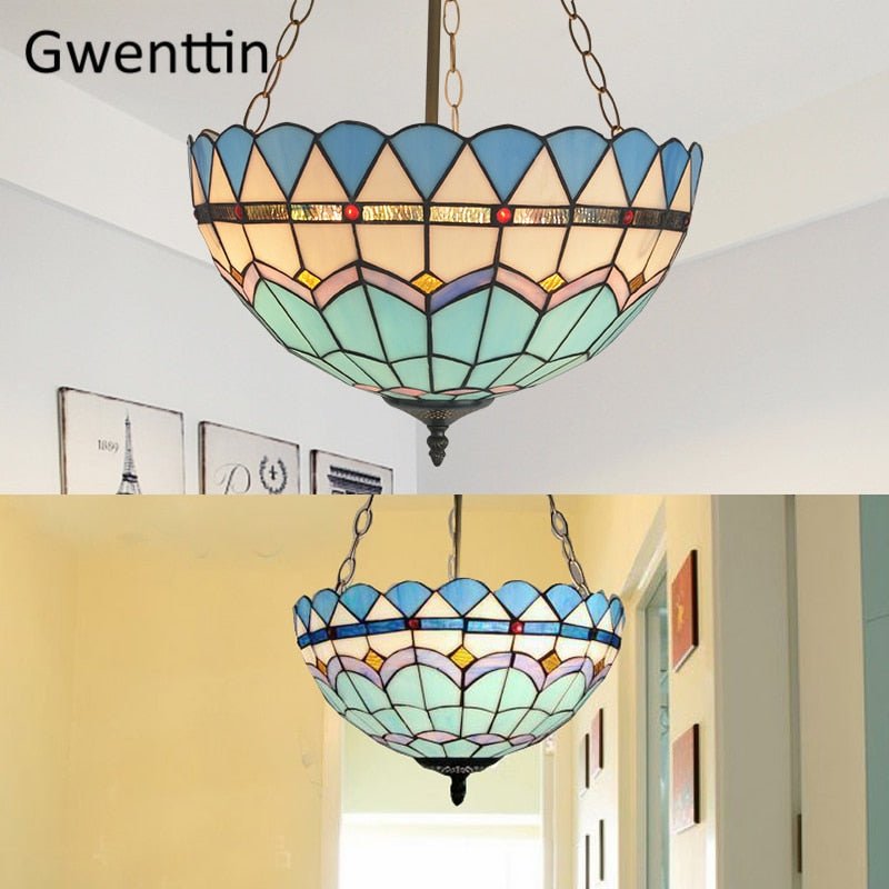 Tiffany Stained Glass Pendant Light - Casatrail.com