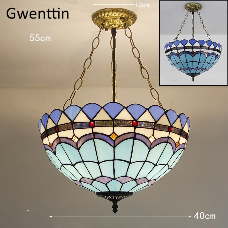 Tiffany Stained Glass Pendant Light - Casatrail.com