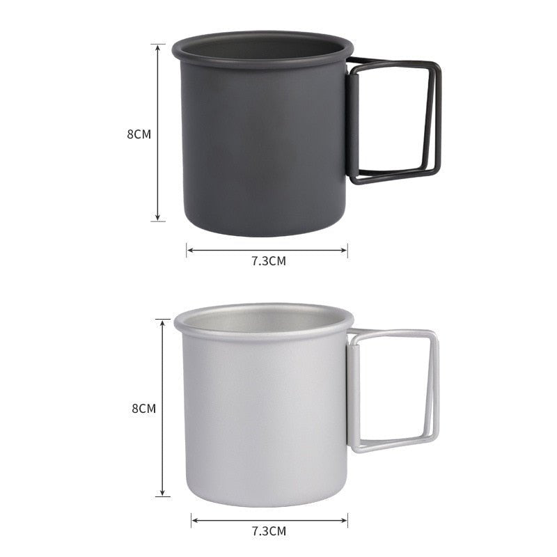 Titanium Camping Mug Tourist Tableware - Casatrail.com