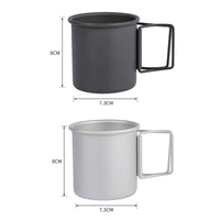 Thumbnail for Titanium Camping Mug Tourist Tableware - Casatrail.com