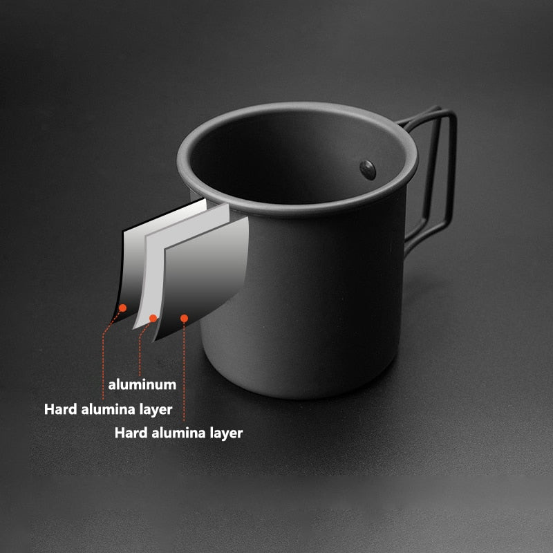 Titanium Camping Mug Tourist Tableware - Casatrail.com