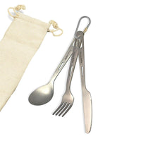 Thumbnail for Titanium Tableware Set - Ultralight Portable Cutlery - Casatrail.com