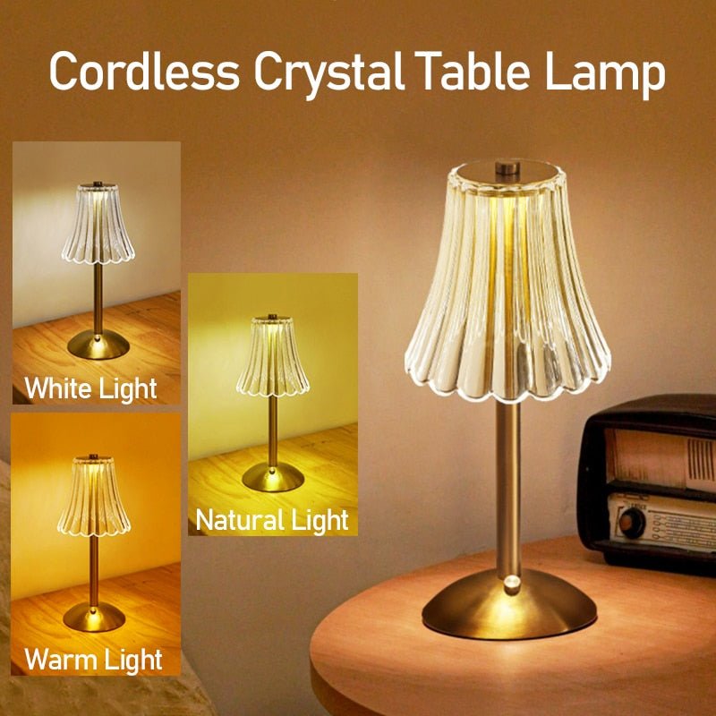 Touch LED Table Lamp with Dimming Feature - Casatrail.com