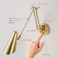 Thumbnail for Touch Sensor LED Wall Lamp for Stylish Bedside - Casatrail.com