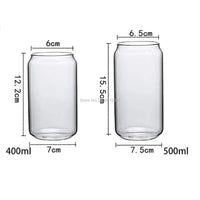 Thumbnail for Transparent Glass Cup with Straw - Casatrail.com