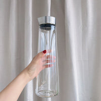 Thumbnail for Transparent Glass Juice Jug 900 - 1800ML with Stainless Steel Lid - Casatrail.com