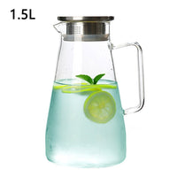 Thumbnail for Transparent Glass Kettle with Large Capacity for Tea and Coffee - Casatrail.com