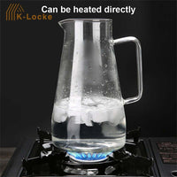 Thumbnail for Transparent Glass Kettle with Large Capacity for Tea and Coffee - Casatrail.com