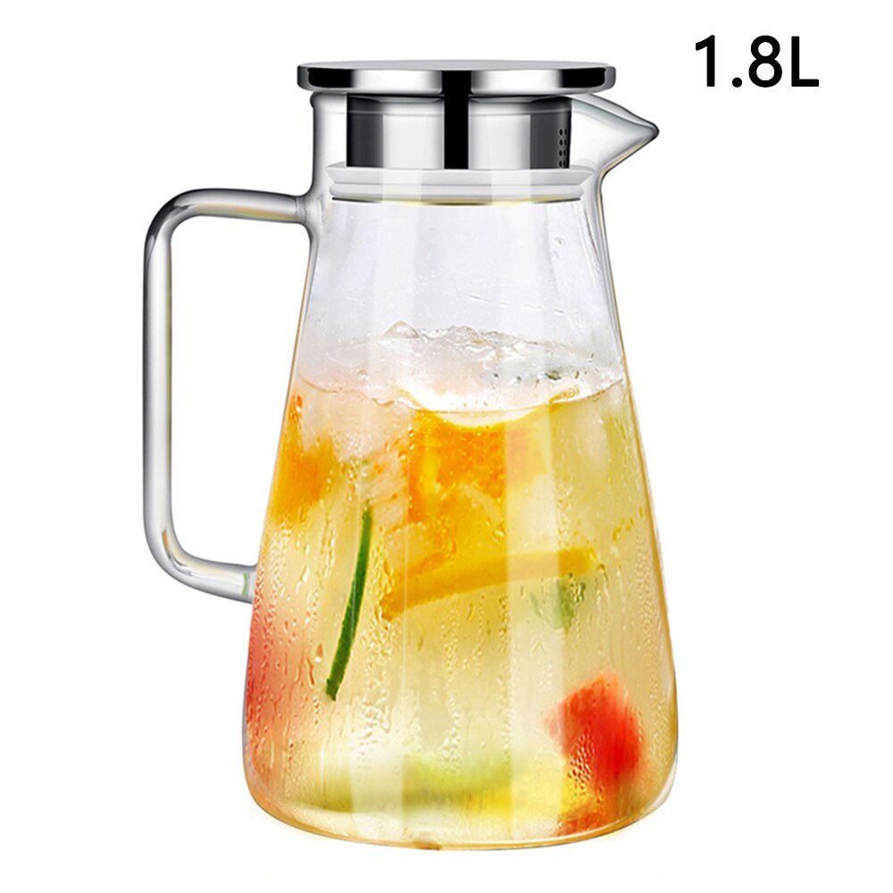 Transparent Glass Kettle with Large Capacity for Tea and Coffee - Casatrail.com