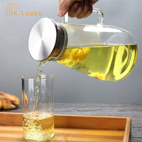 Thumbnail for Transparent Glass Kettle with Large Capacity for Tea and Coffee - Casatrail.com