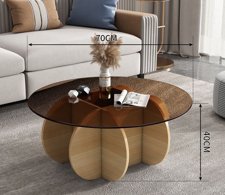 Transparent Modern Glass Coffee Table - Casatrail.com