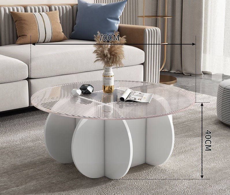 Transparent Modern Glass Coffee Table - Casatrail.com