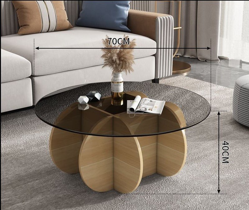 Transparent Modern Glass Coffee Table - Casatrail.com