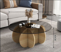 Thumbnail for Transparent Modern Glass Coffee Table - Casatrail.com