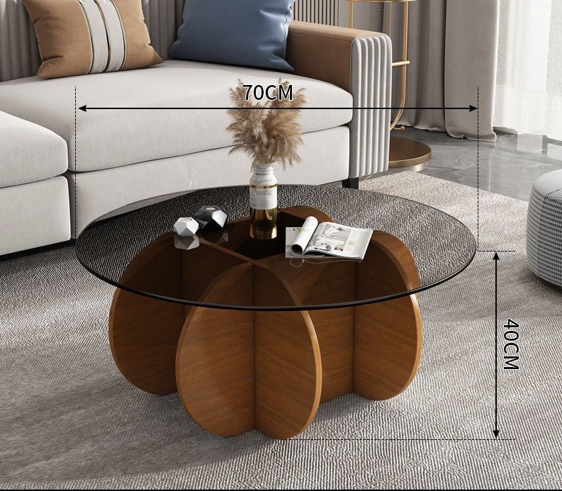 Transparent Modern Glass Coffee Table - Casatrail.com