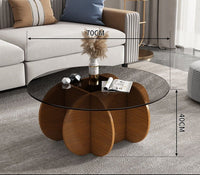 Thumbnail for Transparent Modern Glass Coffee Table - Casatrail.com