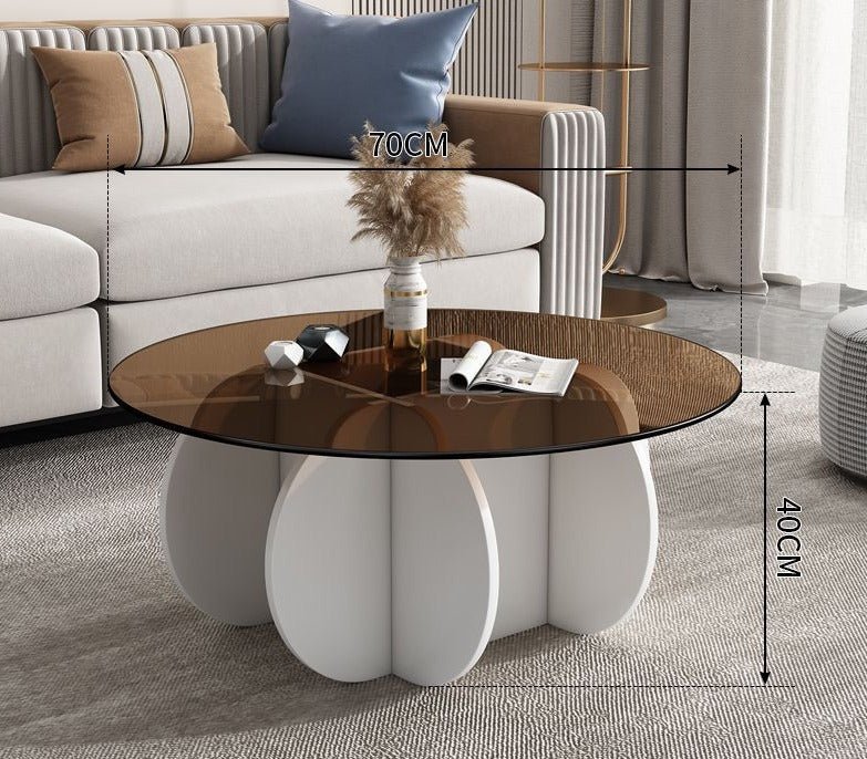 Transparent Modern Glass Coffee Table - Casatrail.com