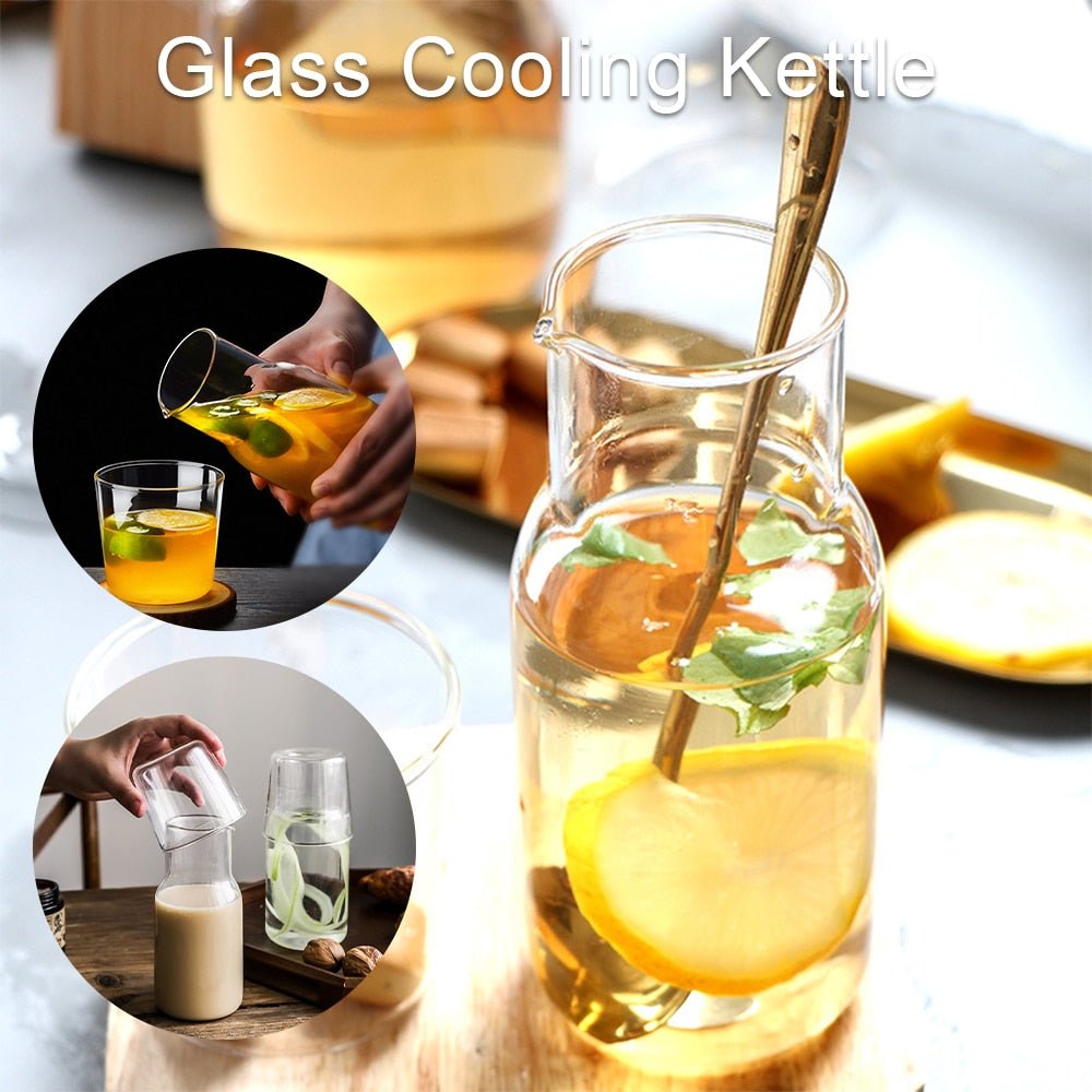 Transparent Water Carafe with Lid - Casatrail.com