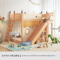 Thumbnail for Treehouse Bunk Beds with Slide - Casatrail.com