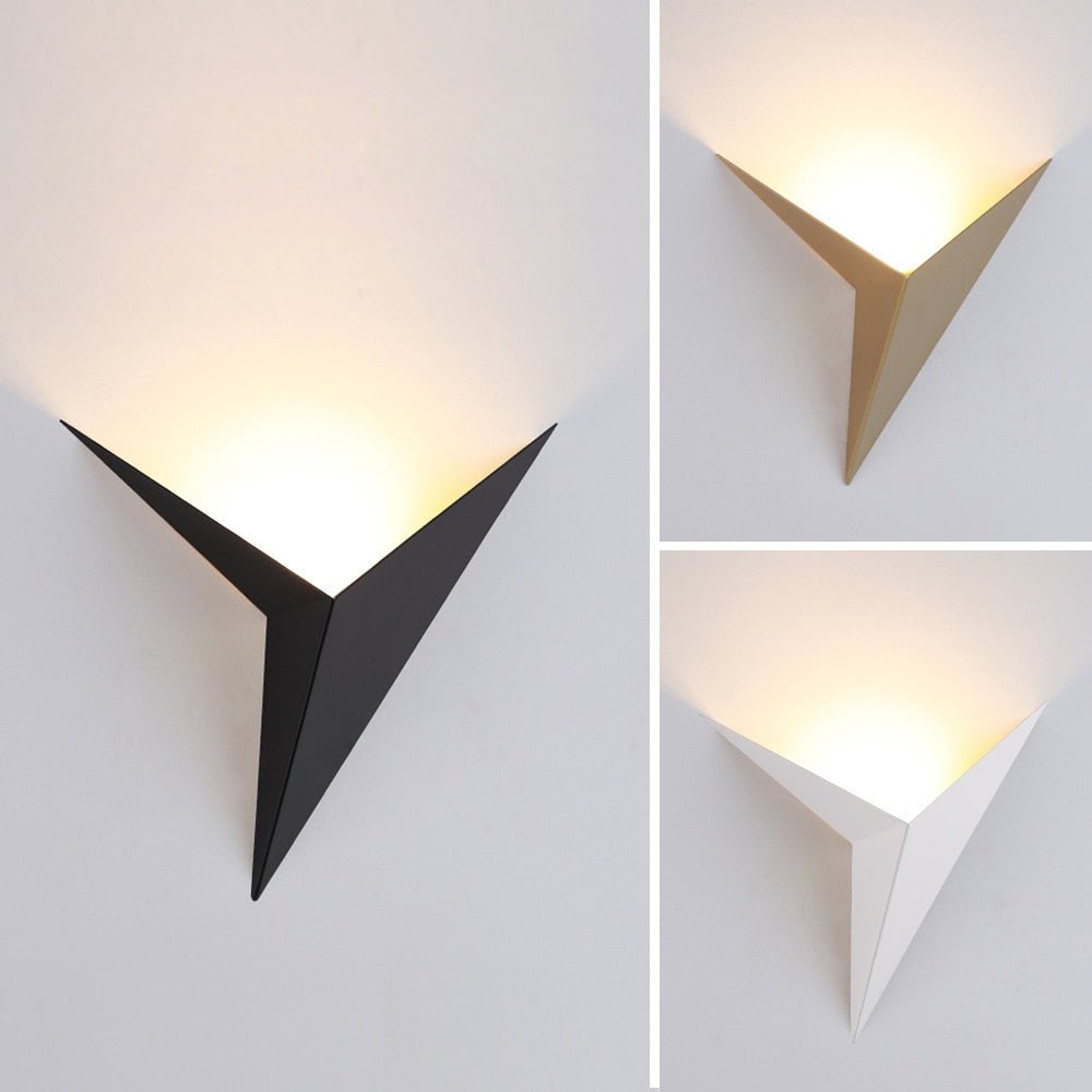 Triangle LED Wall Lights for Homes - Casatrail.com