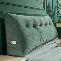 Thumbnail for Triangular Headboard Wedge Pillow with Removable Cover - Casatrail.com