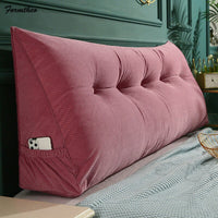 Thumbnail for Triangular Headboard Wedge Pillow with Removable Cover - Casatrail.com