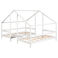 Thumbnail for Triangular Toddler House Bed for Twin Size - Casatrail.com