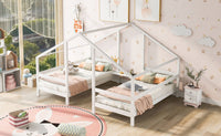 Thumbnail for Triangular Toddler House Bed for Twin Size - Casatrail.com