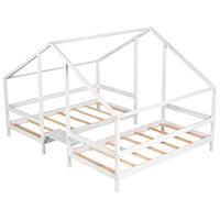 Thumbnail for Triangular Toddler House Bed for Twin Size - Casatrail.com