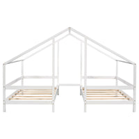 Thumbnail for Triangular Toddler House Bed for Twin Size - Casatrail.com