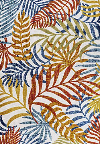 Tropics Palm Leaves Carpet for Living Room - Casatrail.com