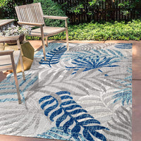 Thumbnail for Tropics Palm Leaves Carpet for Living Room - Casatrail.com