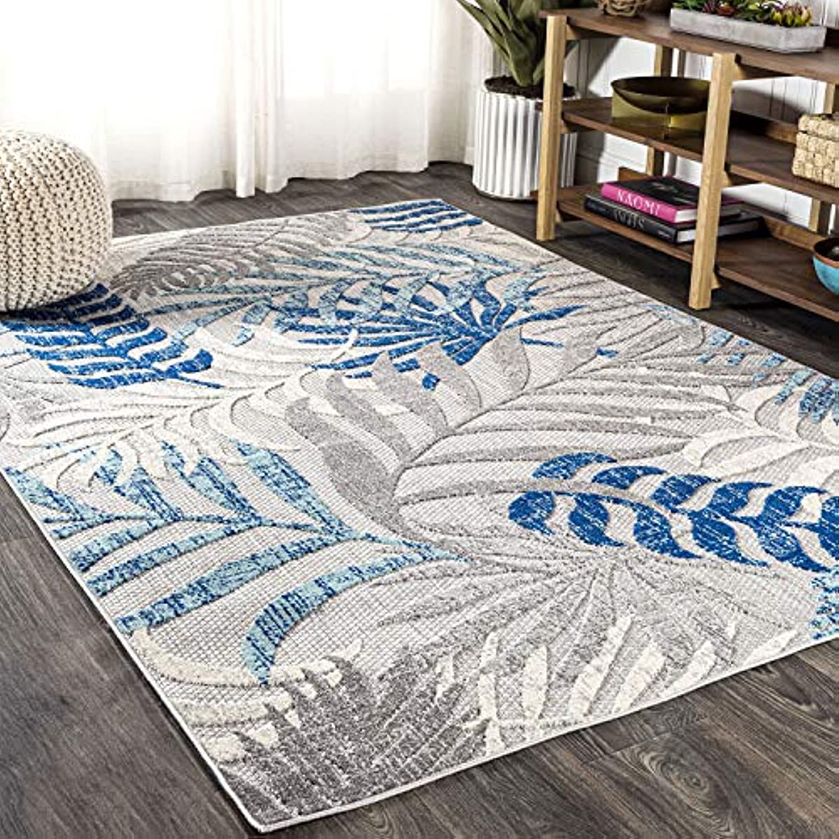 Tropics Palm Leaves Carpet for Living Room - Casatrail.com